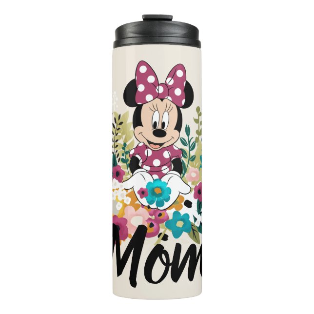 Minnie Mouse - Flowers for Mom Thermal Tumbler (Front)