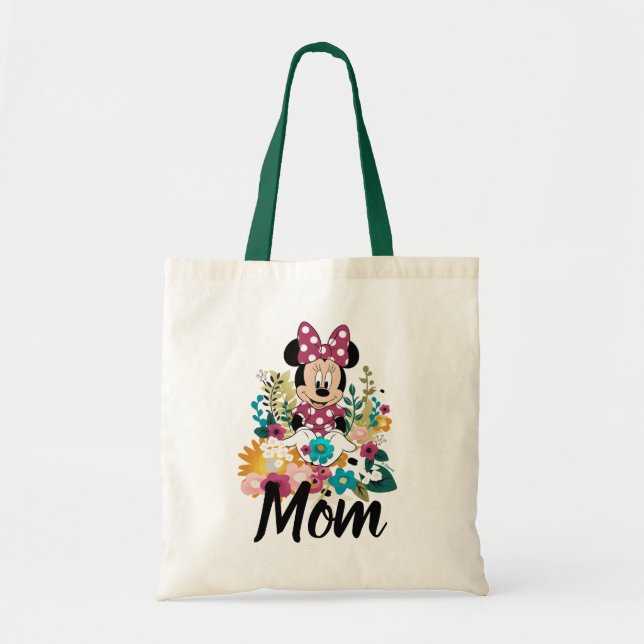 Minnie Mouse - Flowers for Mom Tote Bag (Front)