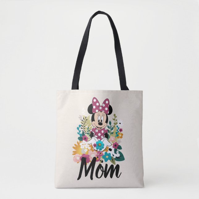 Minnie Mouse - Flowers for Mom Tote Bag (Front)