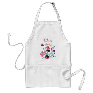 Minnie Mouse & Flowers - Happy Mother's Day Adult Apron