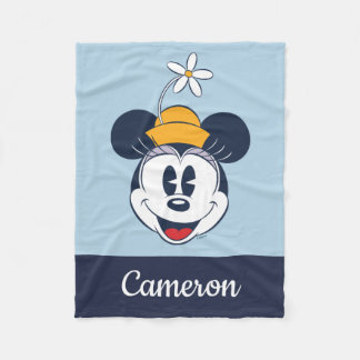 Minnie Mouse | Fun Flower Hat Fleece Blanket