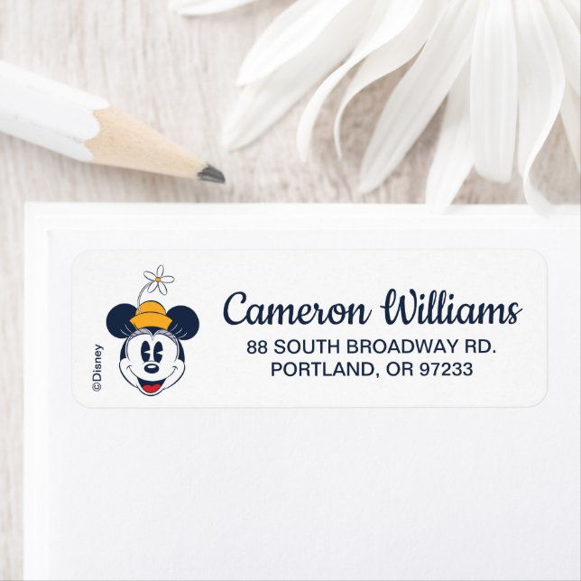 Minnie Mouse | Fun Flower Hat Label (Insitu)