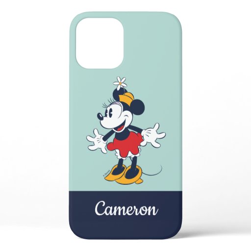 Minnie Mouse | Fun Flower Hat Pose iPhone 12 Case