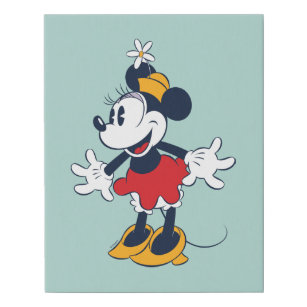MINNIE MOUSE CANVAS PICTURE 10" x 10" ONLY  £7.99 Design C 