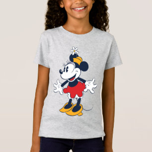Minnie Mouse Fun Flower Hat Pose T-Shirt