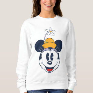Minnie Mouse Fun Flower Hat Sweatshirt