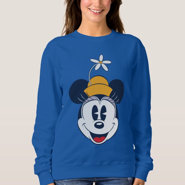 Minnie Mouse | Fun Flower Hat Sweatshirt (Front)