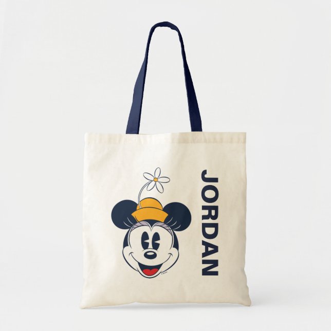Minnie Mouse | Fun Flower Hat Tote Bag (Front)