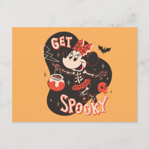 Minnie Mouse Get Spooky Postcard