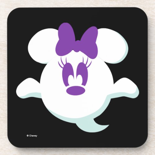 Minnie Mouse Ghost Beverage Coaster