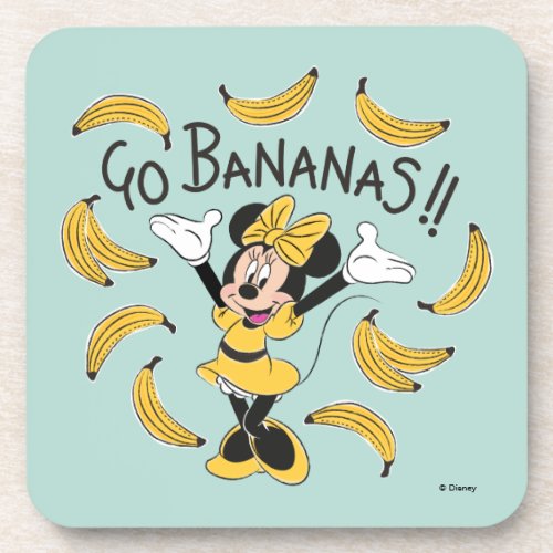 Minnie Mouse  Go Bananas Beverage Coaster