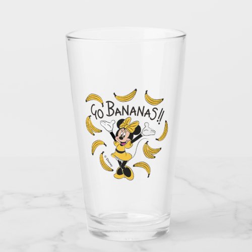 Minnie Mouse  Go Bananas Glass