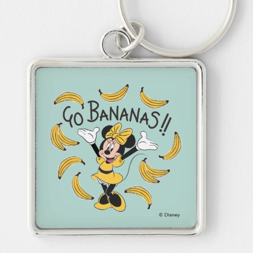Minnie Mouse  Go Bananas Keychain