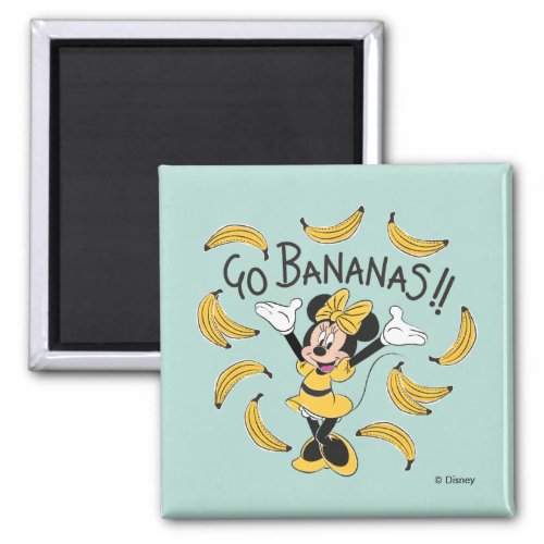Minnie Mouse  Go Bananas Magnet