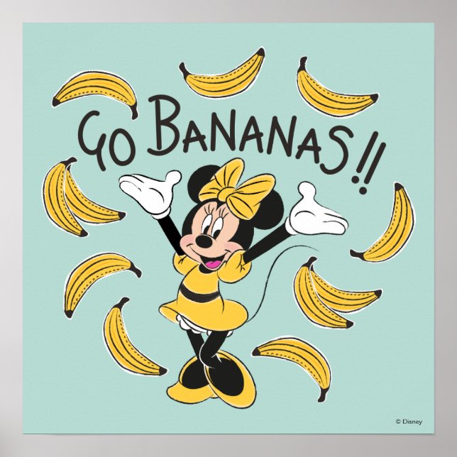 Minnie Mouse | Go Bananas Poster (Front)