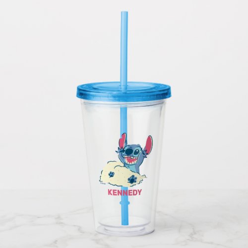 Minnie Mouse  Gold  Pink Birthday Party Favor Acrylic Tumbler