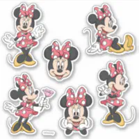 Minnie Mouse Pink Trend Sticker, Zazzle