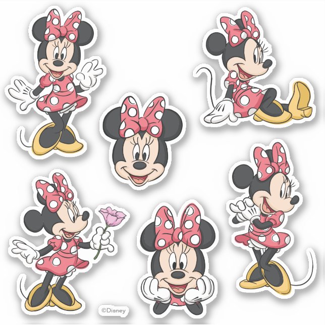 Minnie Mouse Golden Days Trend Sticker (Front)