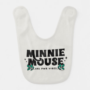 Minnie Mouse GRL Power Vibes Baby Bib