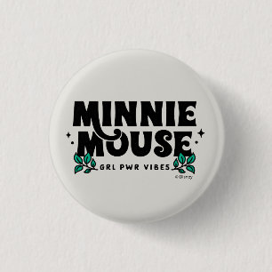 Minnie Mouse   GRL Power Vibes Button