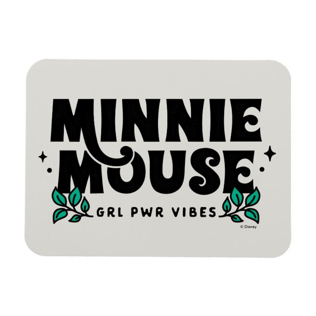 Minnie Mouse | GRL Power Vibes Magnet (Horizontal)
