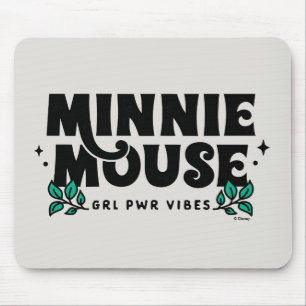 Minnie Mouse   GRL Power Vibes Mouse Pad