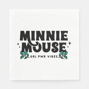 Minnie Mouse   GRL Power Vibes Napkins