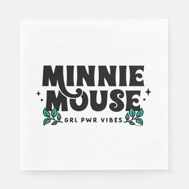 Minnie Mouse | GRL Power Vibes Napkins (Front)