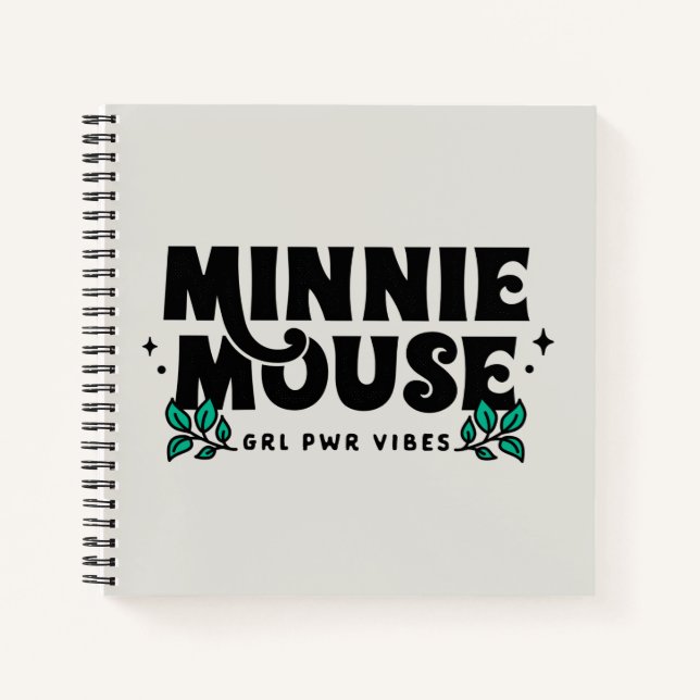 Minnie Mouse | GRL Power Vibes Notebook (Front)
