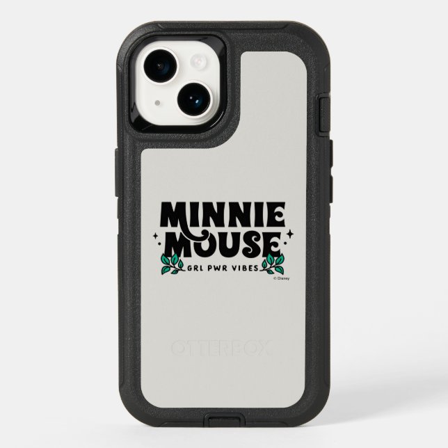 Minnie Mouse | GRL Power Vibes Otterbox iPhone Case (Back)