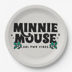 Minnie Mouse   GRL Power Vibes Paper Plates