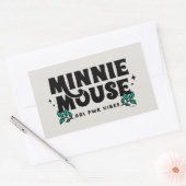 Minnie Mouse | GRL Power Vibes Rectangular Sticker (Envelope)