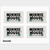 Minnie Mouse | GRL Power Vibes Rectangular Sticker (Sheet)