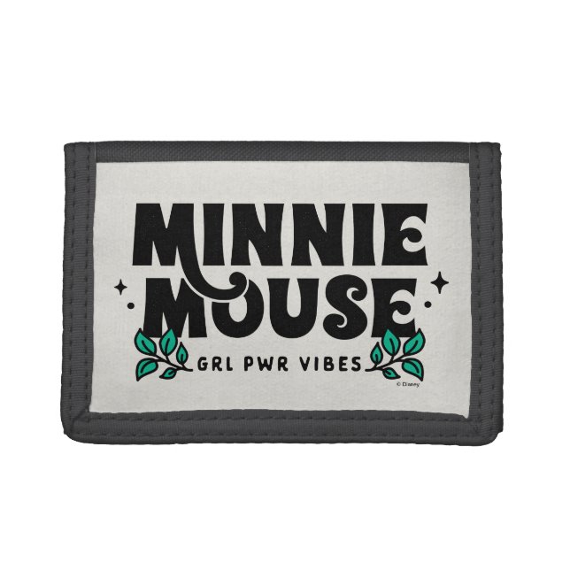Minnie Mouse | GRL Power Vibes Trifold Wallet (Front)