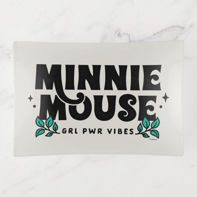 Minnie Mouse | GRL Power Vibes Trinket Tray (Front)