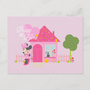 Minnie Mouse Happy At Home Postcard