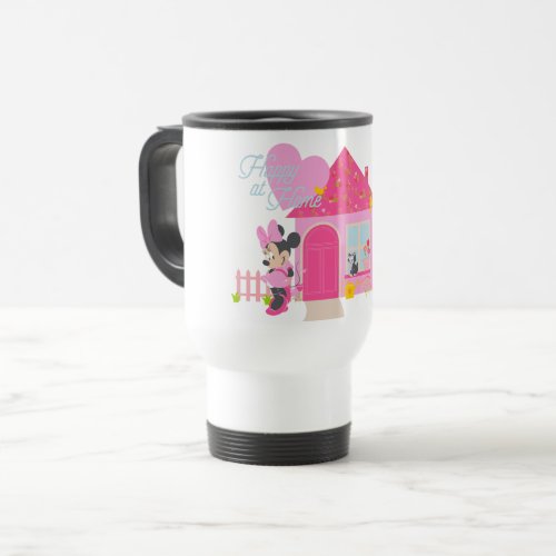 Minnie Mouse  Happy At Home Travel Mug