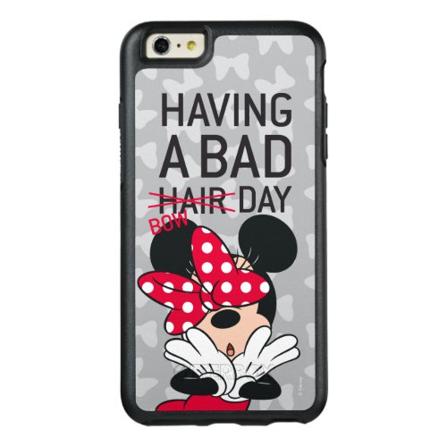 Minnie Mouse  Having a Bad Bow Day OtterBox iPhone 66s Plus Case