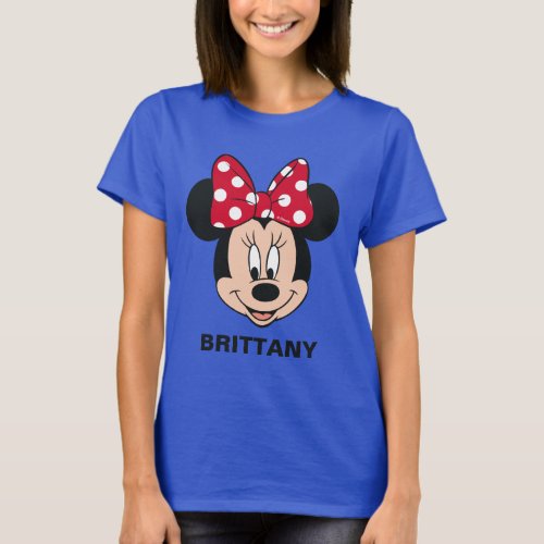 Minnie Mouse  Head Logo T_Shirt