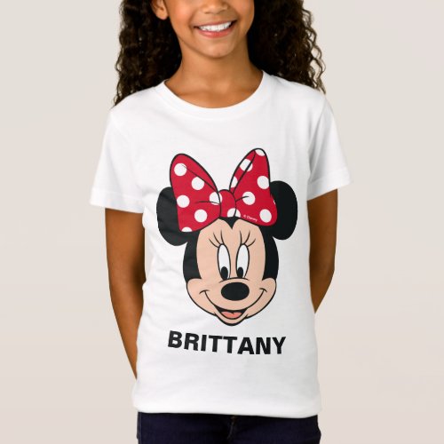 Minnie Mouse  Head Logo T_Shirt