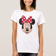 Minnie Mouse | Head Logo T-shirt at Zazzle