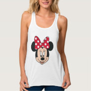 Minnie Mouse | Head Logo Tank Top at Zazzle
