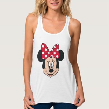Minnie Mouse | Head Logo Tank Top by MickeyAndFriends at Zazzle