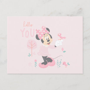 Minnie Mouse - Hello You Postcard
