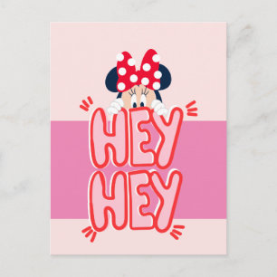Minnie Mouse - Hey Hey! Postcard