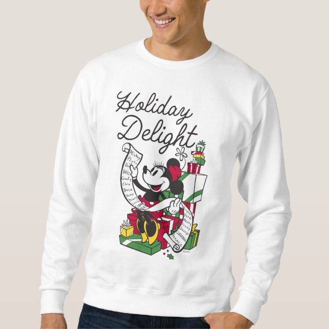 Minnie Mouse | Holiday Delight Sweatshirt (Front)