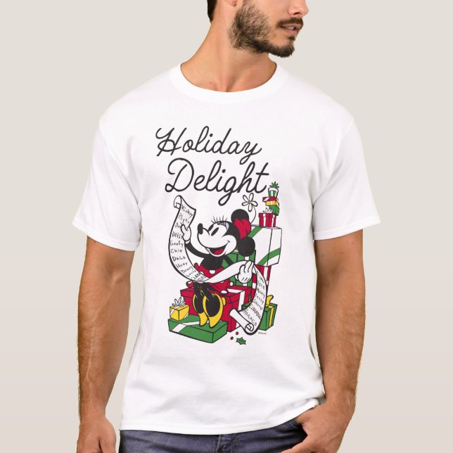 Minnie Mouse | Holiday Delight T-Shirt (Front)