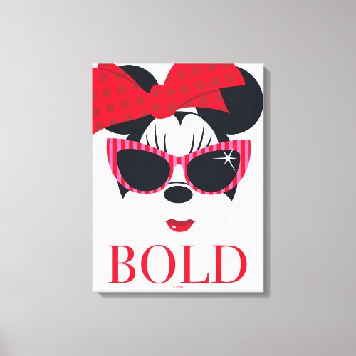 Minnie Mouse  Hollywood _ Bold 4 Canvas Print