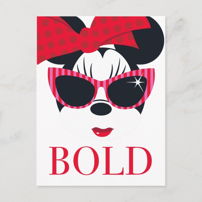 Minnie Mouse | Hollywood - Bold Postcard (Front)