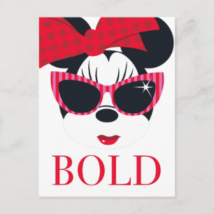 Minnie Mouse Hollywood - Bold Postcard
